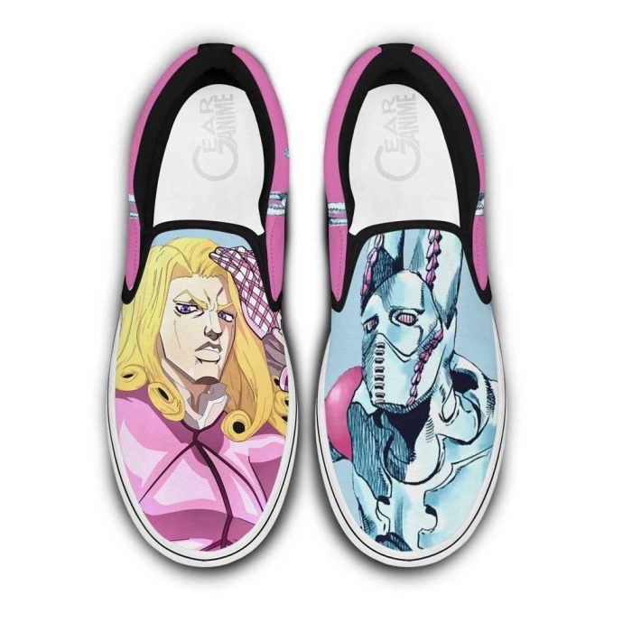 Funny Valentine Slip On Shoes Custom Anime JoJo's Bizarre Adventure Shoes