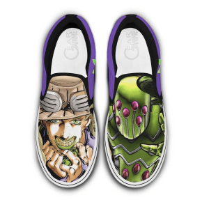 Gyro Zeppeli Slip On Shoes Custom Anime JoJo's Bizarre Adventure Shoes