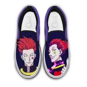 Hisoka Bungee Slip On Shoes Custom Anime Hunter x Hunter Shoes