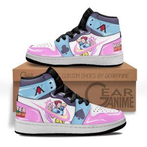 Hisoka Kids Sneakers Custom Anime Hunter X Hunter Kids Jordan 1 Shoes