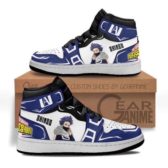 Hitoshi Shinso Kids Sneakers Custom Anime My Hero Academia Kids Jordan 1 Shoes