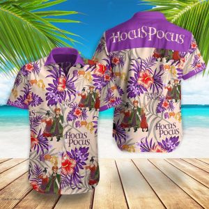 Hocus Pocus Witches DN Cartoon - Hawaiian Shirt For Women Men - Halloween Hawaiian Shirt