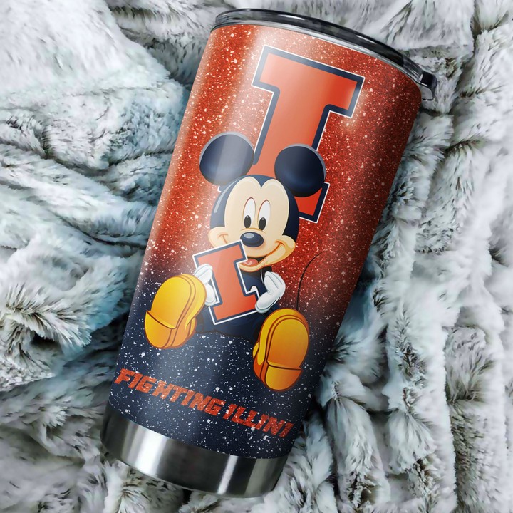 Illinois-Fighting-Illini-Mickey-Custom-Name-Tumbler-TB0823-1