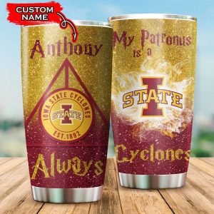 Iowa State Cyclones Tumbler Harry Potter NCAA Custom Name TB2728