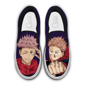 Itadori Yuji Slip On Shoes Custom Anime Jujutsu Kaisen Shoes