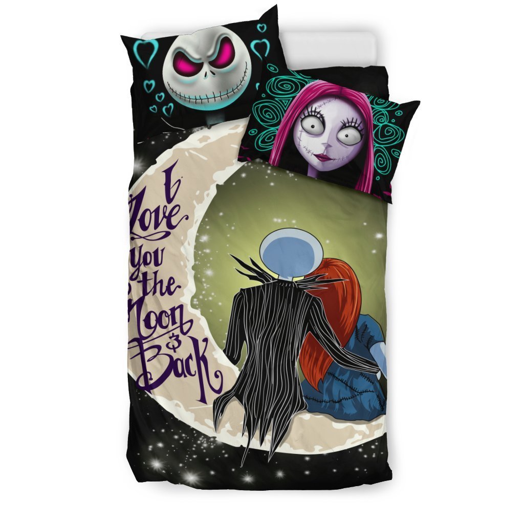 Jack-Skellington-And-Sally-Bedding-Set-Duvet-Cover-Pillowcase-1