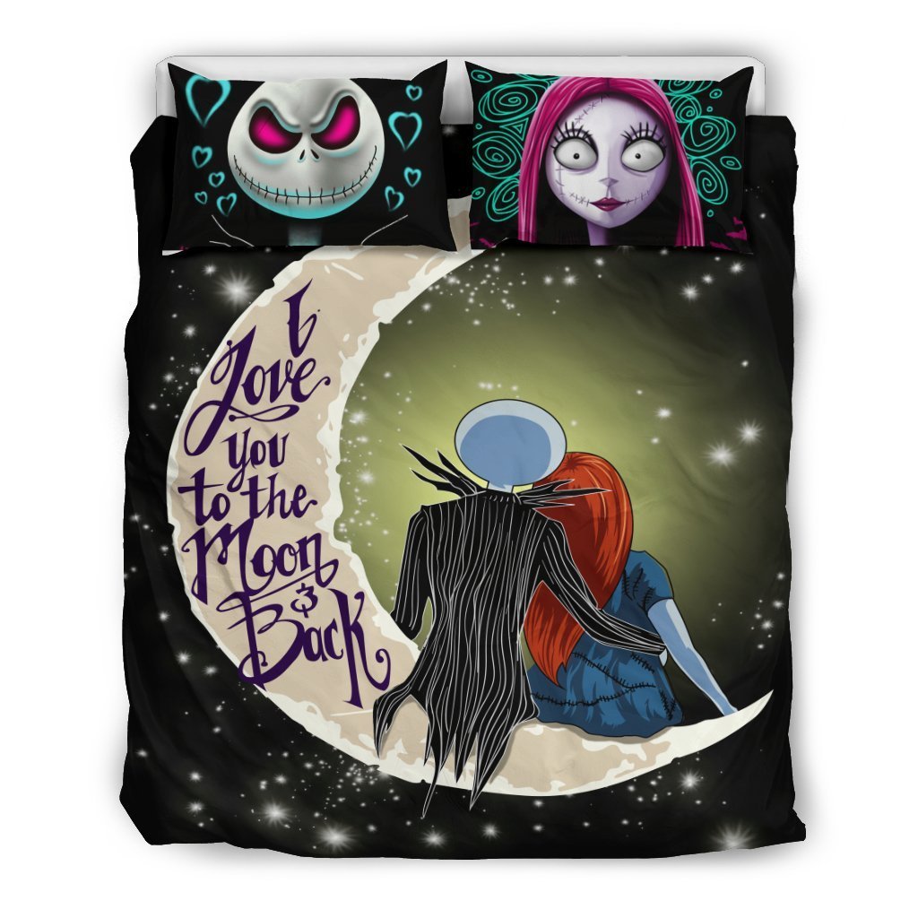 Jack-Skellington-And-Sally-Bedding-Set-Duvet-Cover-Pillowcase-2
