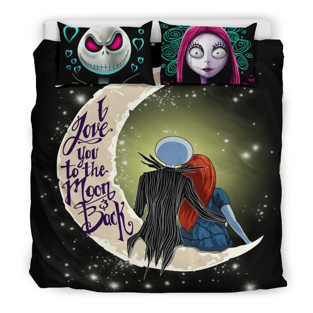 Jack-Skellington-And-Sally-Bedding-Set-Duvet-Cover-Pillowcase-3
