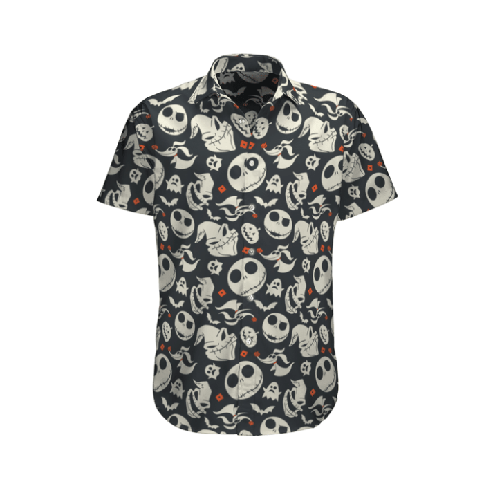 Jack Skellington Hawaiian Shirt - Nightmare Before Christmas Hawaiian Shirt For Women Men