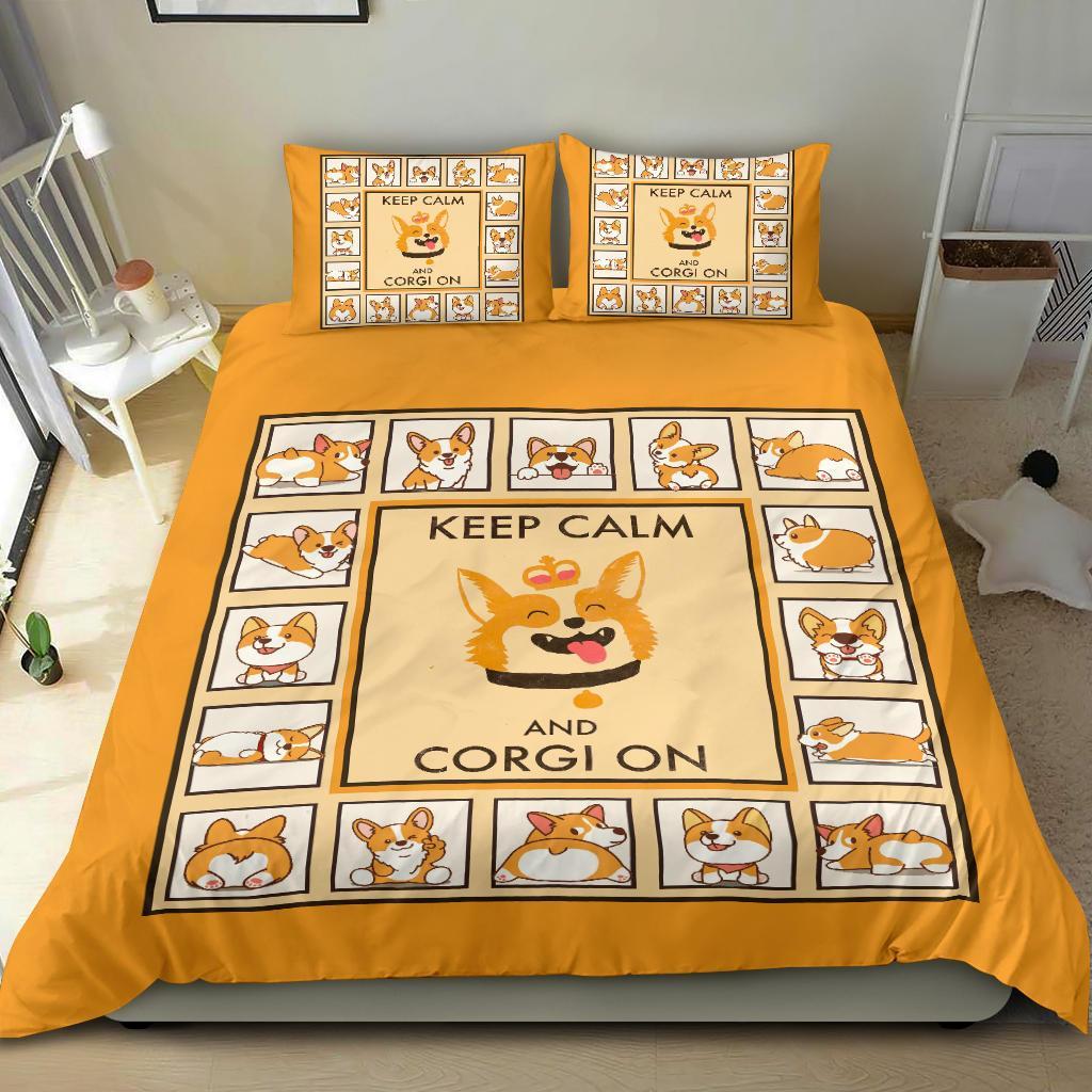 Keep-Calm-And-Corgi-On-Bedding-Duvet-Cover-And-Pillowcase-Set-4