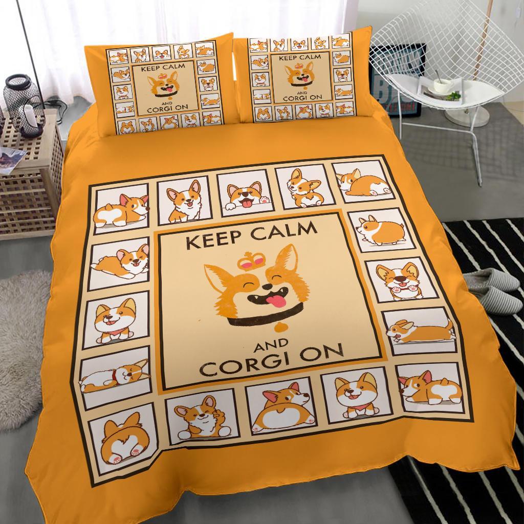 Keep-Calm-And-Corgi-On-Bedding-Duvet-Cover-And-Pillowcase-Set-5