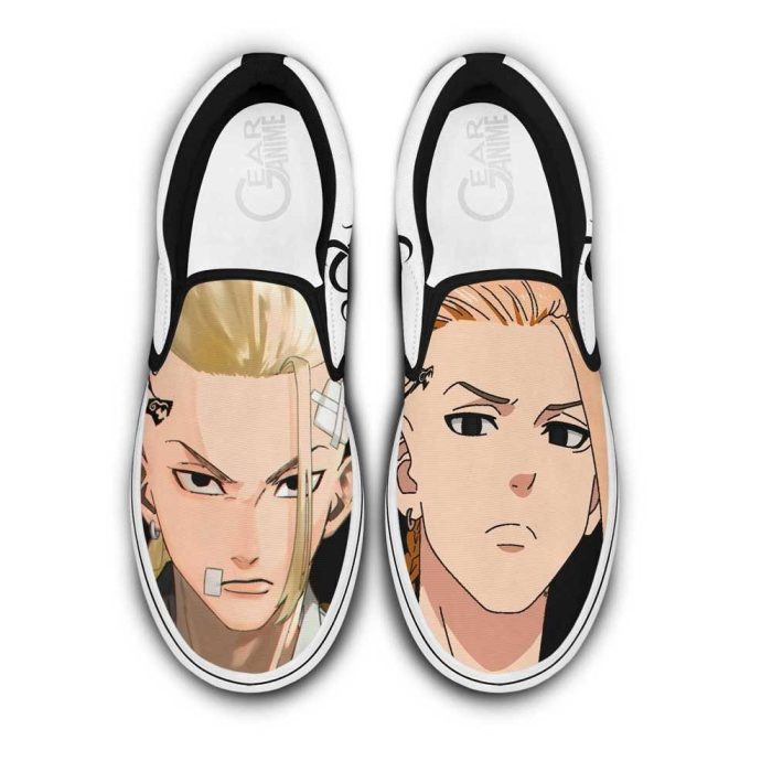 Ken Ryuguji Slip On Shoes Custom Anime Tokyo Revengers Shoes