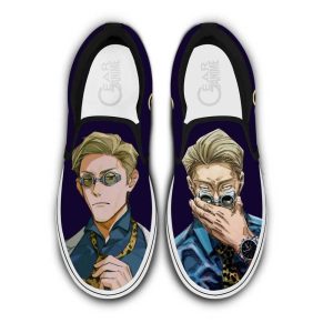 Kento Nanami Slip On Shoes Custom Anime Jujutsu Kaisen Shoes