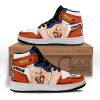 Krillin Kids Sneakers Custom Anime Dragon Ball Kids Jordan 1 Shoes