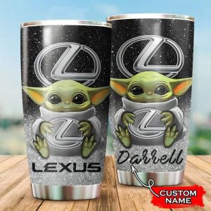 Lexus Baby Yoda Custom Name Tumbler TB0521