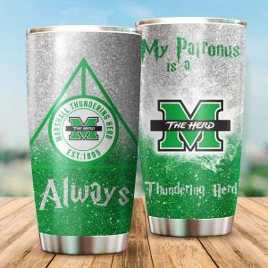 Marshall Thundering Herd Tumbler Harry Potter NCAA TB2692