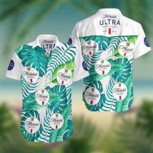Michelob Ultra Beer Summer Hawaiian Beach Shirt, Hawaiian Shirts For Men, Custom Hawaiian Shirts