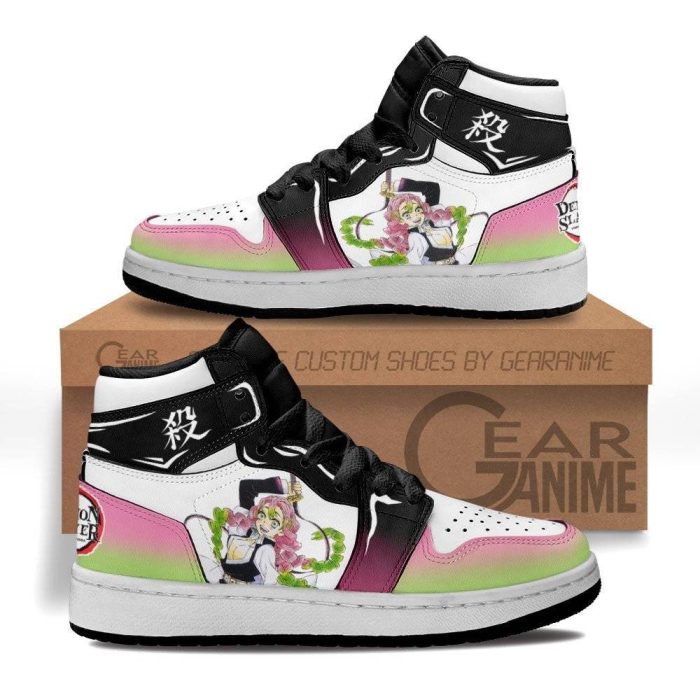 Mitsuri Kanroji Kids Sneakers Custom Anime Demon Slayer Kids Jordan 1 ...