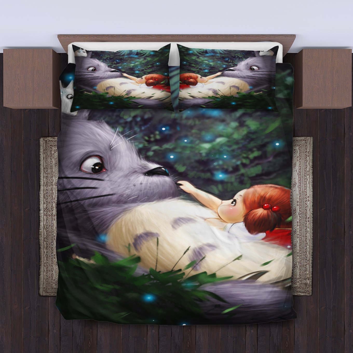 My-Neighbor-Totoro-Bedding-Set-Duvet-Cover-Pillowcase My Neighbor Totoro Bedding Set Duvet Cover Pillowcase
