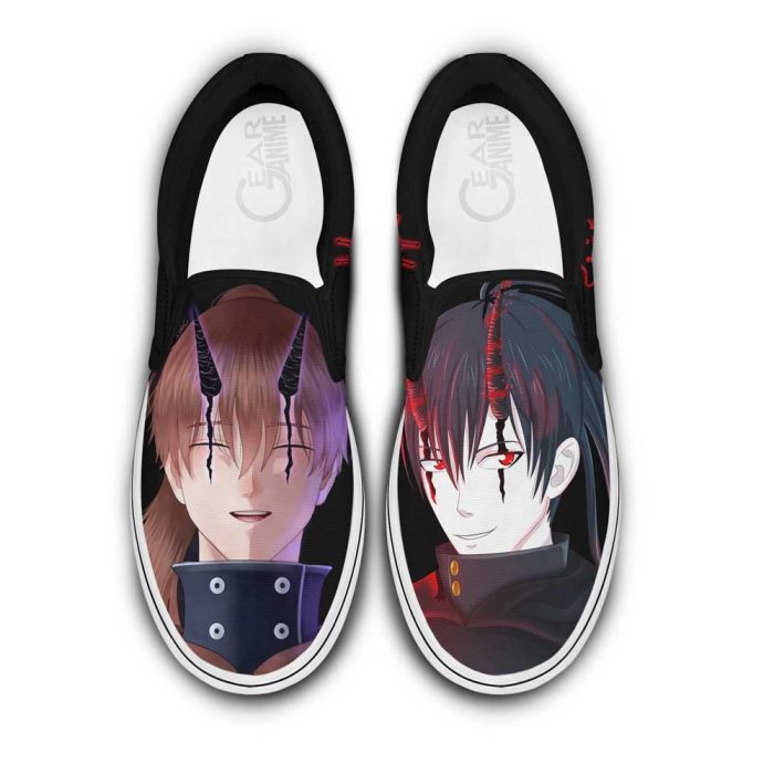 Nacht Faust Slip On Shoes Custom Anime Black Clover Shoes