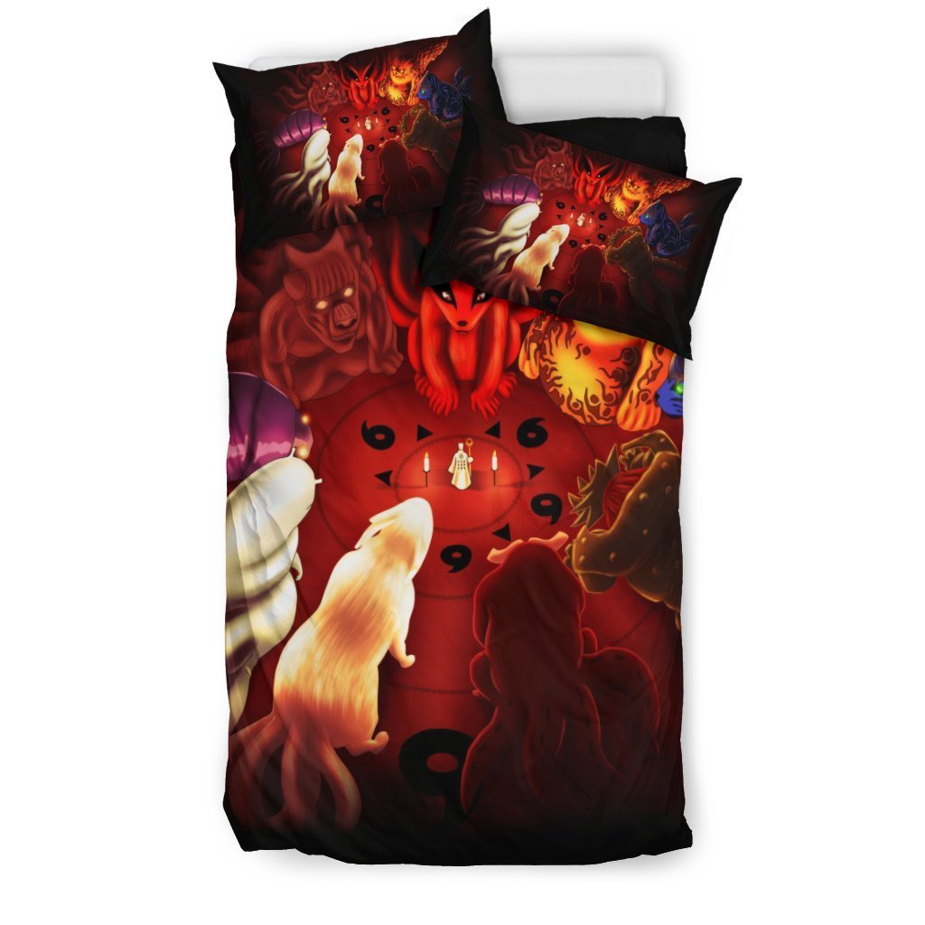 Naruto-And-Tailed-Beasts-Bedding-Set-Duvet-Cover-Pillowcase-1