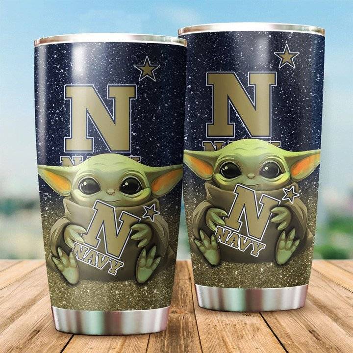 Navy-Midshipmen-Yoda-Tumbler-TB0800 Navy Midshipmen Yoda Tumbler TB0800
