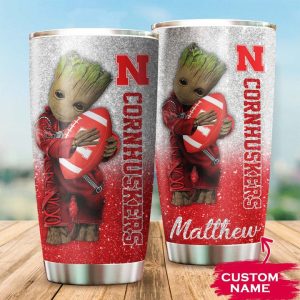 Nebraska Cornhuskers Tumbler Custom Groot NCAA TB1766