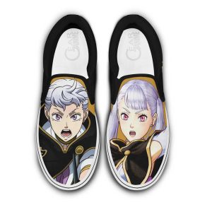 Noelle Silva Slip On Shoes Custom Anime Black Clover Shoes