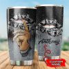 Oakland Raiders Girl Custom Name Tumbler TB1893