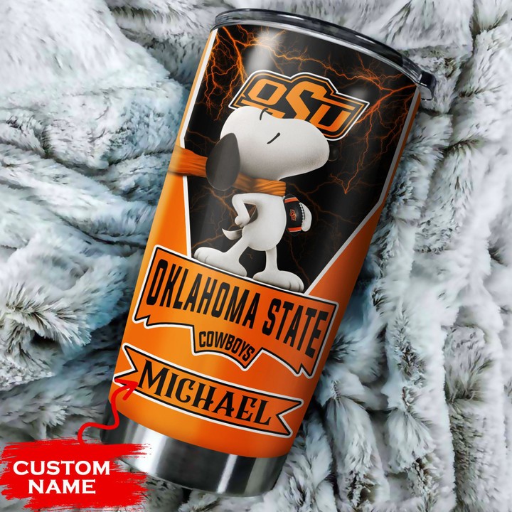 Oklahoma-State-Cowboys-Tumbler-Snoopy-NCAA-Custom-Name-TB0848-1