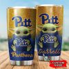 Pittsburgh Panthers Baby Yoda Custom Name Tumbler TB0574