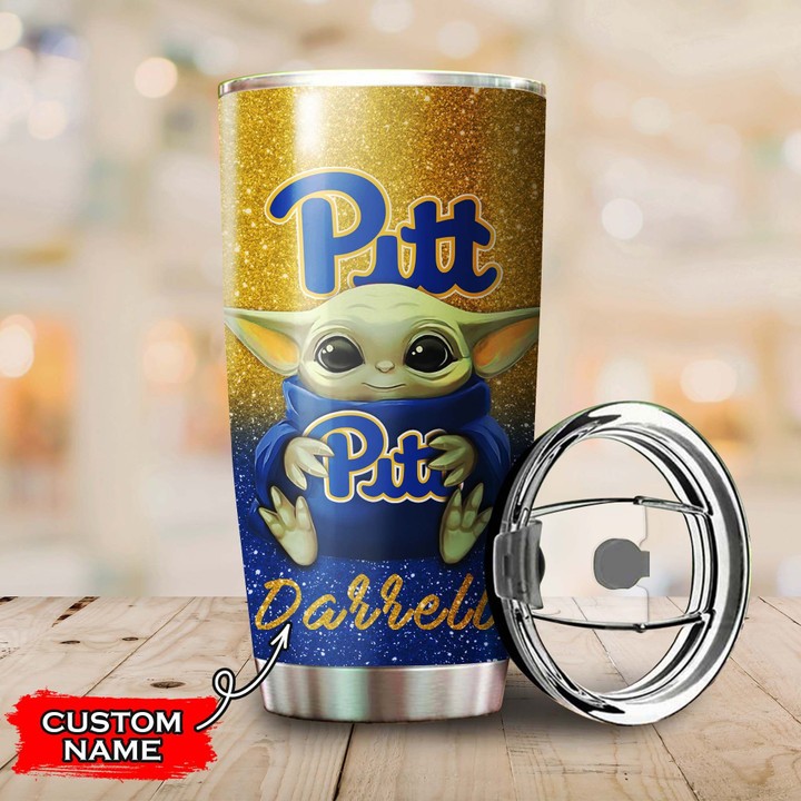 Pittsburgh-Panthers-Baby-Yoda-Custom-Name-Tumbler-TB0574-2