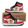 Portgas D Ace Kids Sneakers Custom Anime One Piece Kids Jordan 1 Shoes