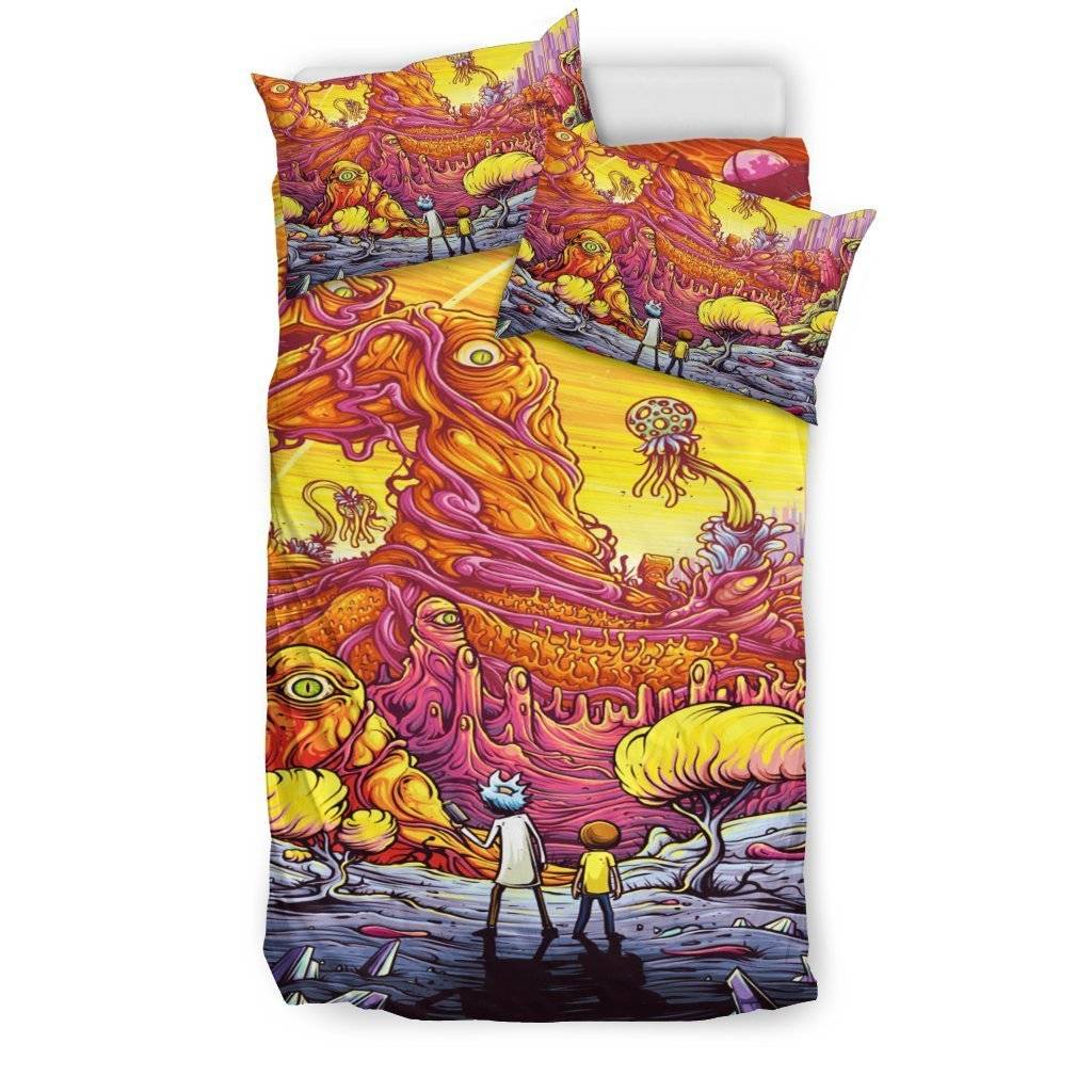 Rick-And-Morty-Bedding-Set-Duvet-Cover-Pillowcase-1
