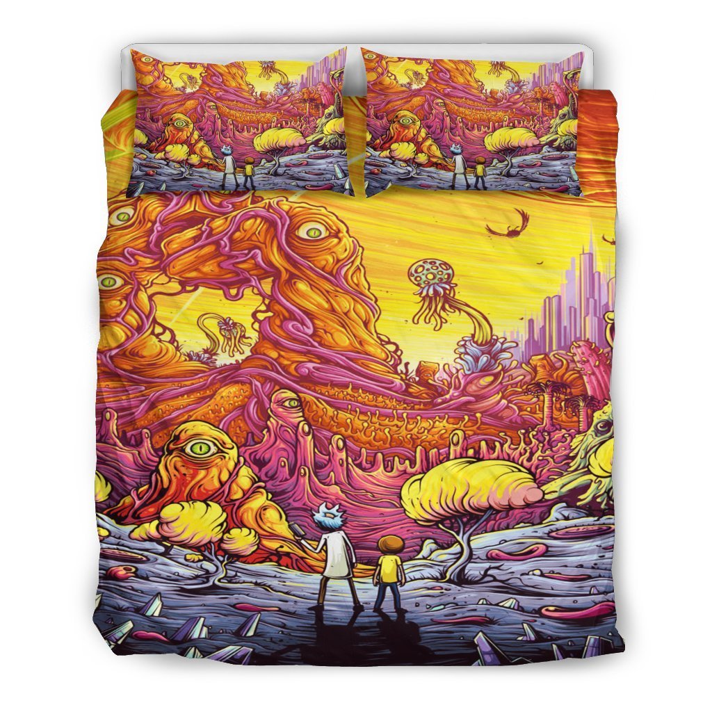 Rick-And-Morty-Bedding-Set-Duvet-Cover-Pillowcase-2