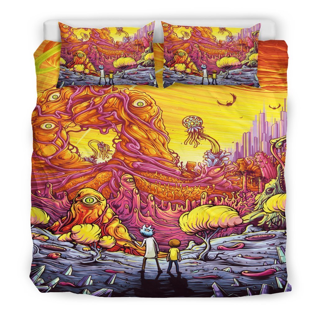 Rick-And-Morty-Bedding-Set-Duvet-Cover-Pillowcase-3