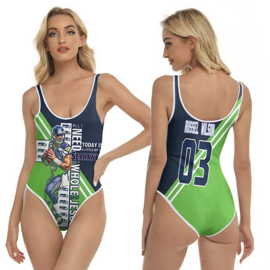 Seattle-Seahawks-Russel-Wilson-03-All-I-Need-Today-Is-Seahawks-And-Whole-Jesus-NFL-3D-Number-For-Seahawks-Fans-One-Piece-Swimsuit Seattle Seahawks Russel Wilson 03 All I Need Today Is Seahawks And Whole Jesus NFL 3D Number For Seahawks Fans One Piece Swimsuit