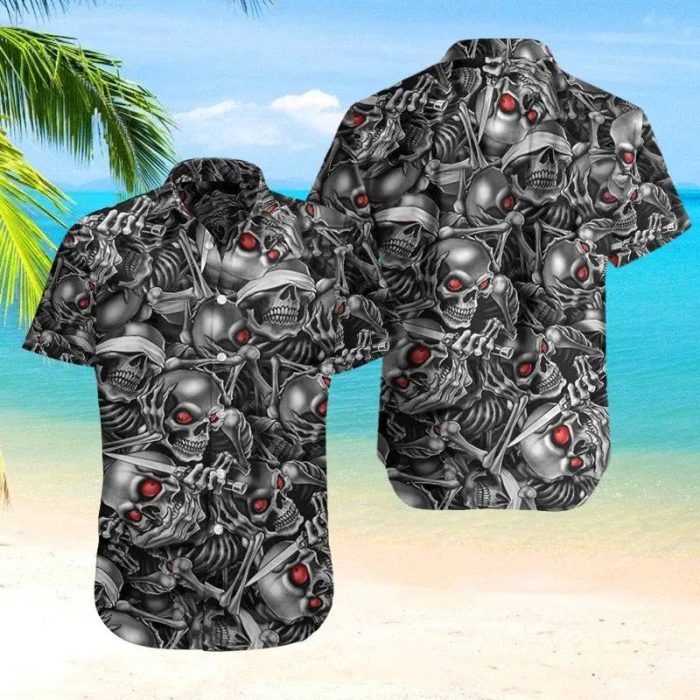 Skull Hawaiian Shirt