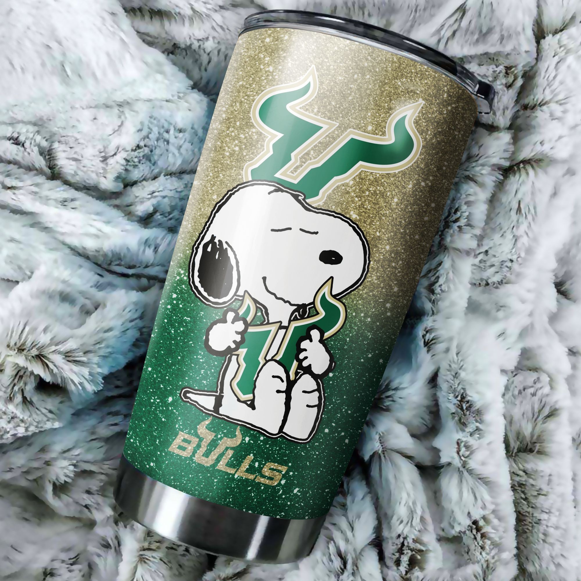 South-Florida-Bulls-Snoopy-Custom-Name-Tumbler-TB1670-1
