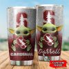 Stanford Cardinal Baby Yoda Custom Name Tumbler TB0392