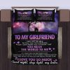 To My Girlfriend Bedding Set Duvet Cover Pillowcase