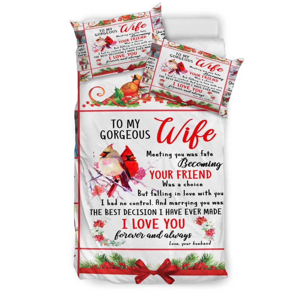 To-My-Gorgeous-Wife-Bedding-Duvet-Cover-And-Pillowcase-Set-1