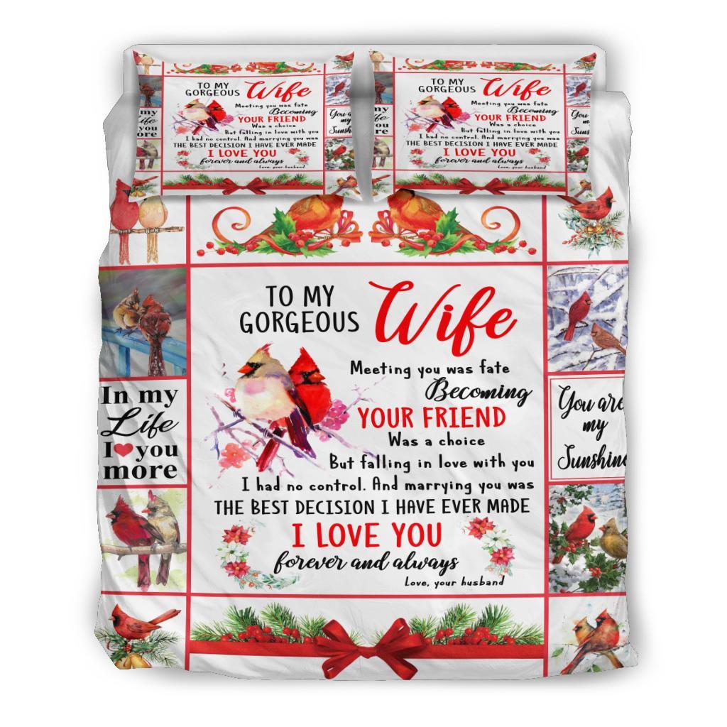 To-My-Gorgeous-Wife-Bedding-Duvet-Cover-And-Pillowcase-Set-2