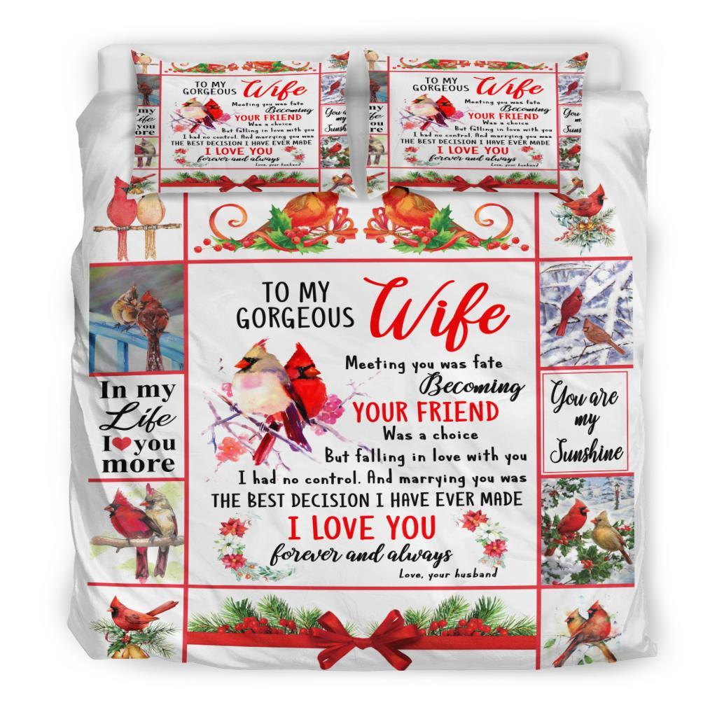 To-My-Gorgeous-Wife-Bedding-Duvet-Cover-And-Pillowcase-Set-3