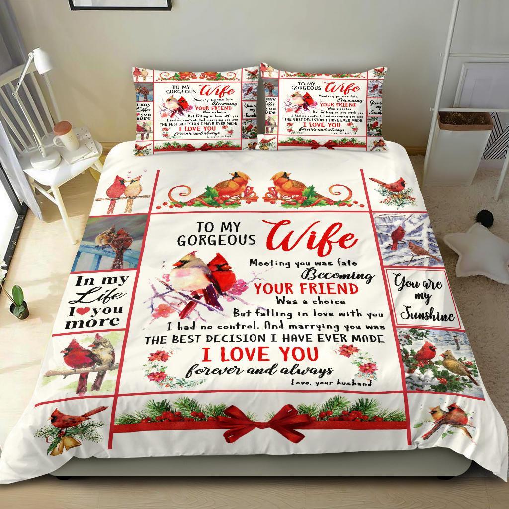 To-My-Gorgeous-Wife-Bedding-Duvet-Cover-And-Pillowcase-Set-4