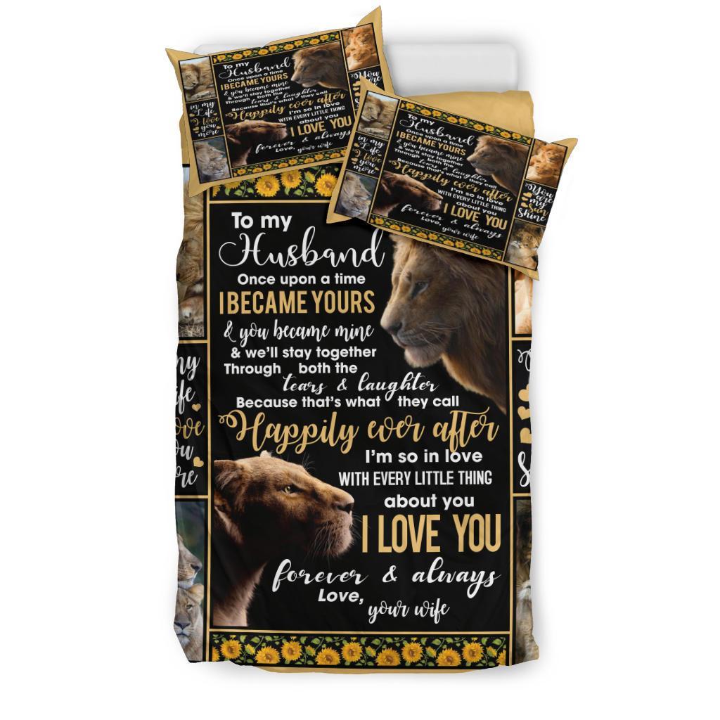 To-My-Husband-Lion-Bedding-Duvet-Cover-And-Pillowcase-Set-1