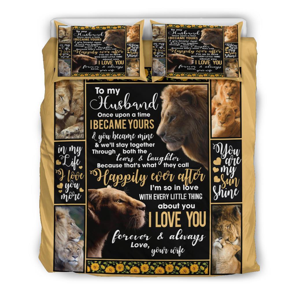 To-My-Husband-Lion-Bedding-Duvet-Cover-And-Pillowcase-Set-2