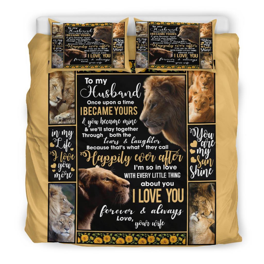 To-My-Husband-Lion-Bedding-Duvet-Cover-And-Pillowcase-Set-3
