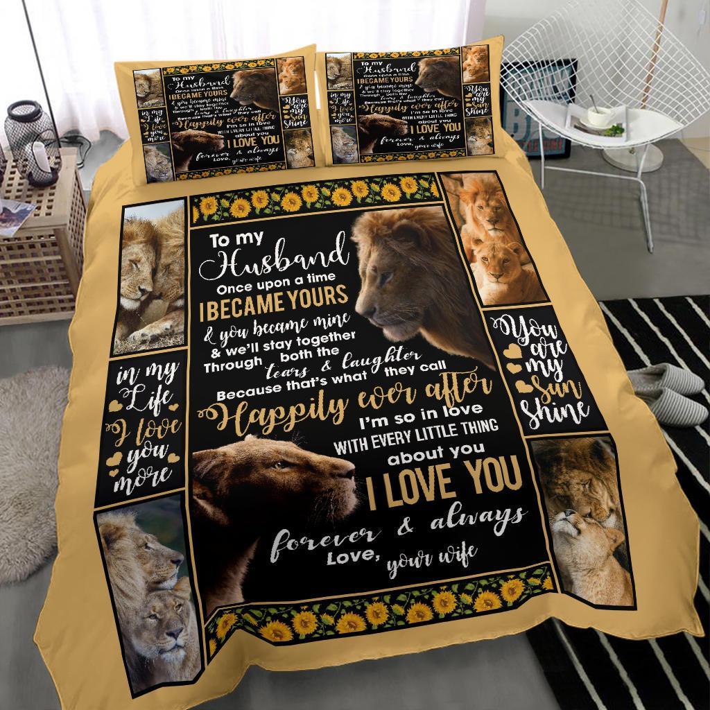 To-My-Husband-Lion-Bedding-Duvet-Cover-And-Pillowcase-Set-5
