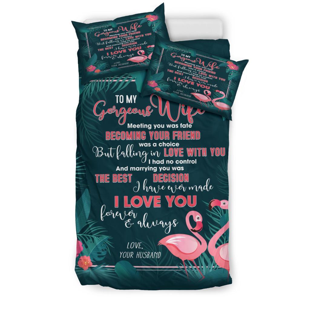 To-My-Wife-Flamingo-Bedding-Duvet-Cover-And-Pillowcase-Set-1